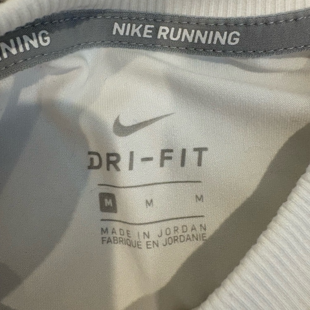 Nike Dri-FIT White Running Top